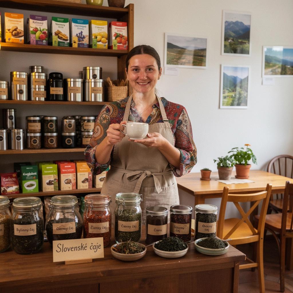 Zmes ovocného čaju s bobuľami a kvetmi z miestnych zdrojov